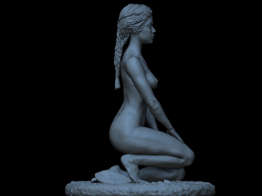 Targaryen Daenerys NSFW 3D Printed figure Fanart