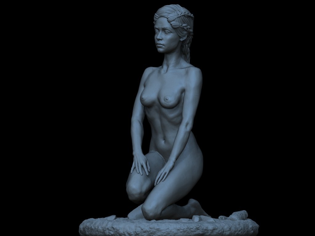 Targaryen Daenerys NSFW 3D Printed figure Fanart