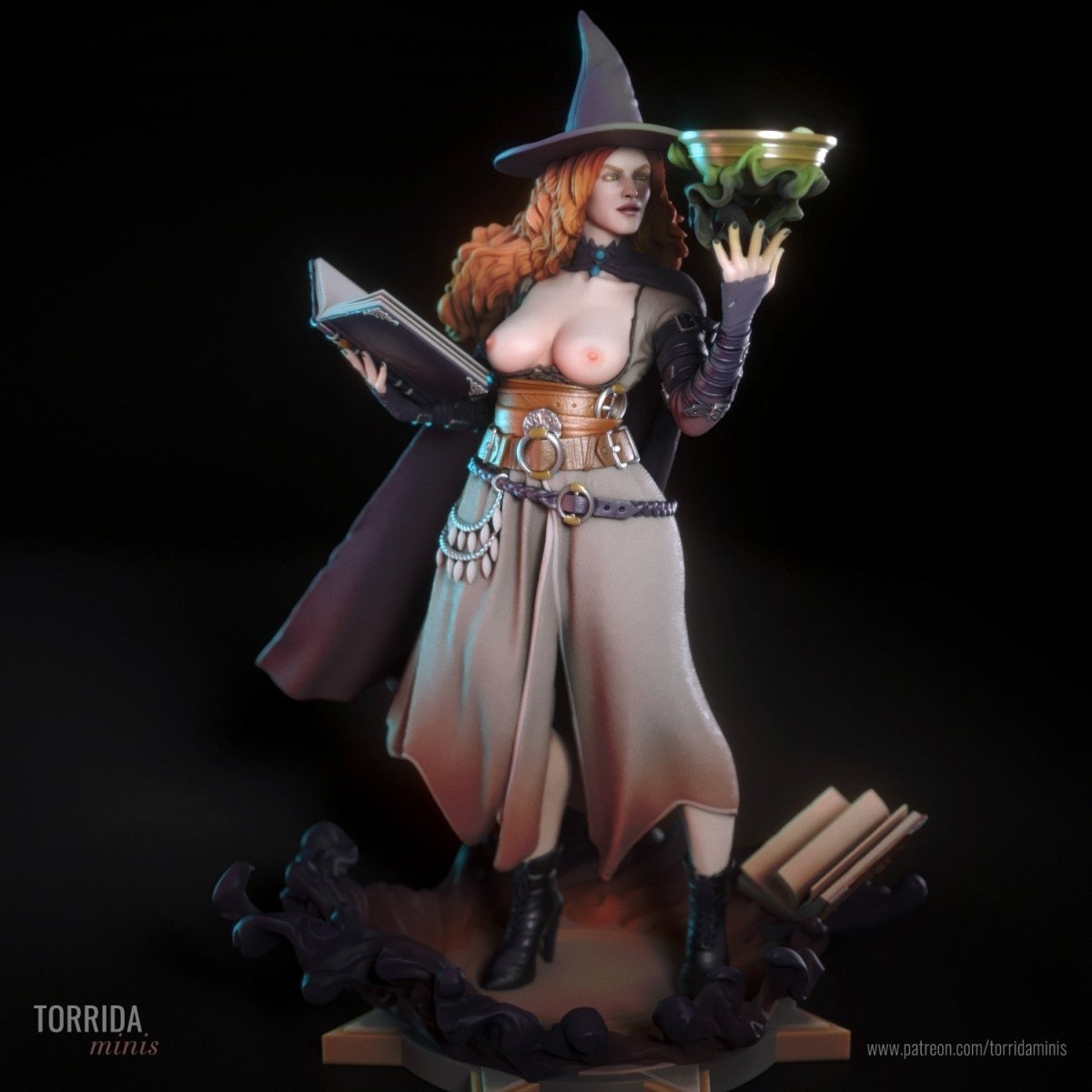 Tasha Sexy Resin Figurine, Resin printed miniature