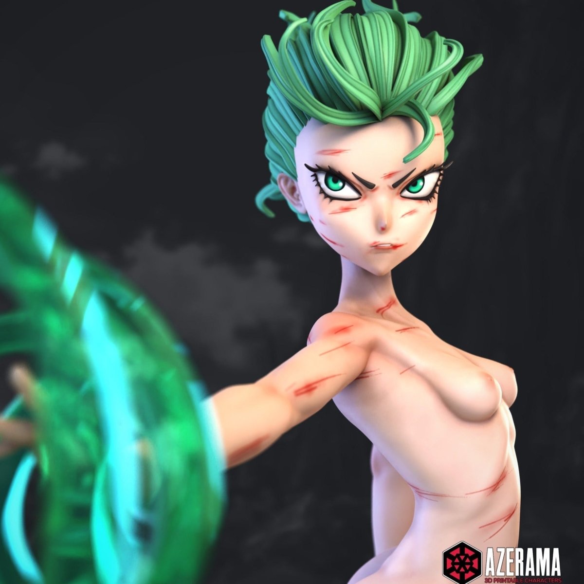 Tatsumaki NSFW 3d Printed Resin Figurines Model Kit Collectable Fanart DIY by Azerama