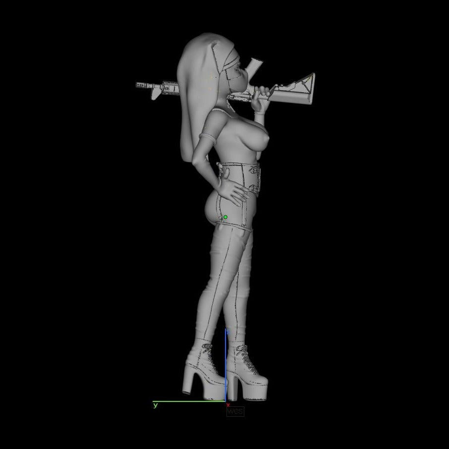 Biarawati | Cetakan 3D NSFW | Seni Menyenangkan | Tidak dicat | Versi | Arca