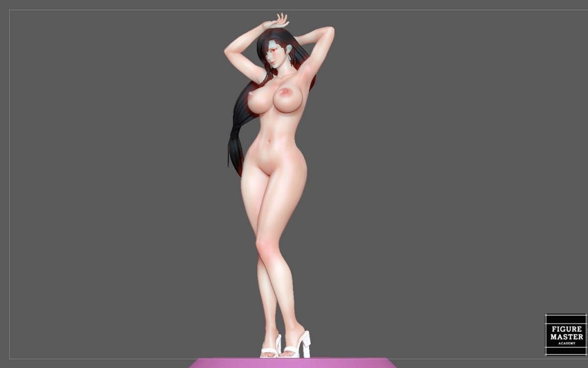 Tifa Lockhart NSFW 3D Printed Fanart Anime Figurine Waifu Figure by FIGUREMASTERPINK