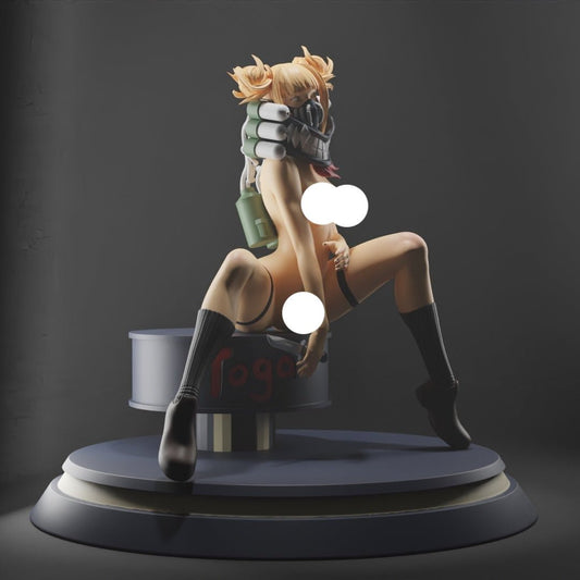 Toga NSFW Figure 3D Printed Fanart DIY Garage Kit , Unpainted , NSFW Figurine , Nude Figurine , Sexy Miniature , Bondage figure , Naked Waifu , Adult Figurine , Anime Figure