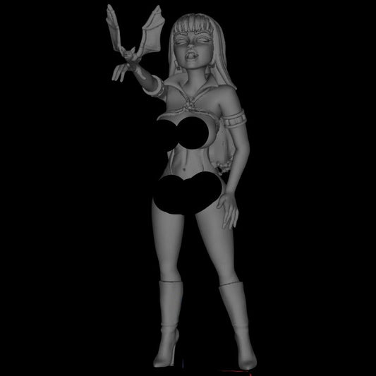 Vampirella | NSFW 3D Printed | Fun Art | Unpainted | Version | Figurine