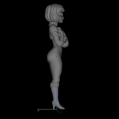ヴェルマ・ディンクリー 3 |スクービードゥーNSFW 3D プリント |楽しいアート |未塗装 |バージョン |置物