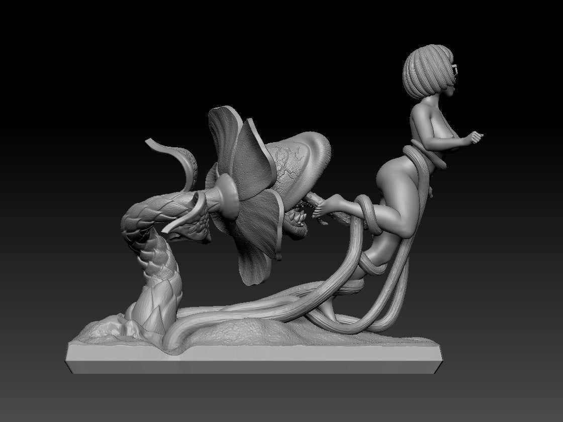 Velma used by carnivorous plants Naked NSFW 3D Printed Figure Garage Kit Unpainted Resin Miniature