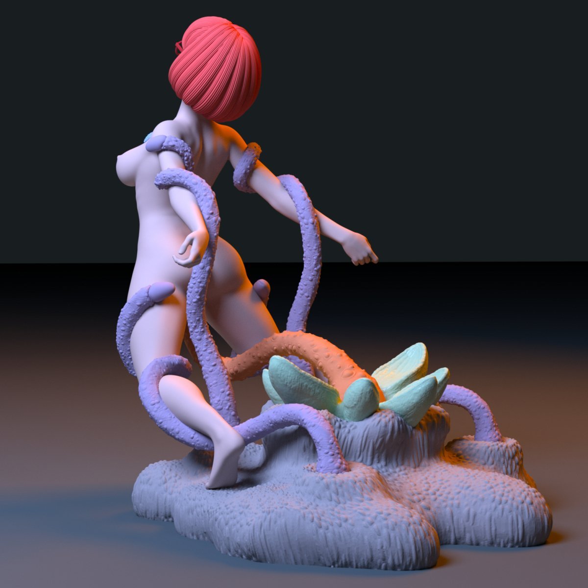 Velma used by tentacle Naked NSFW 3D Printed Figure Garage Kit Unpainted Resin Miniature