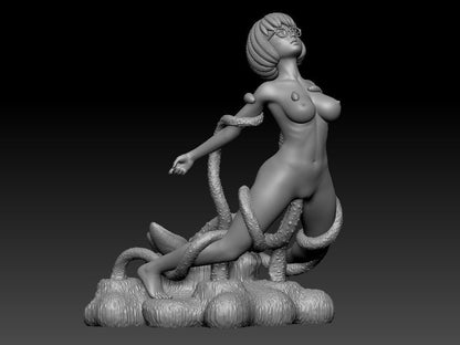 Velma used by tentacle Naked NSFW 3D Printed Figure Garage Kit Unpainted Resin Miniature