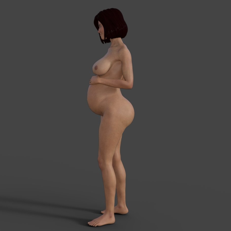 Vickey pregnant | NSFW 3D Printed Miniature | Fanart | Unpainted by Mister_lo0l