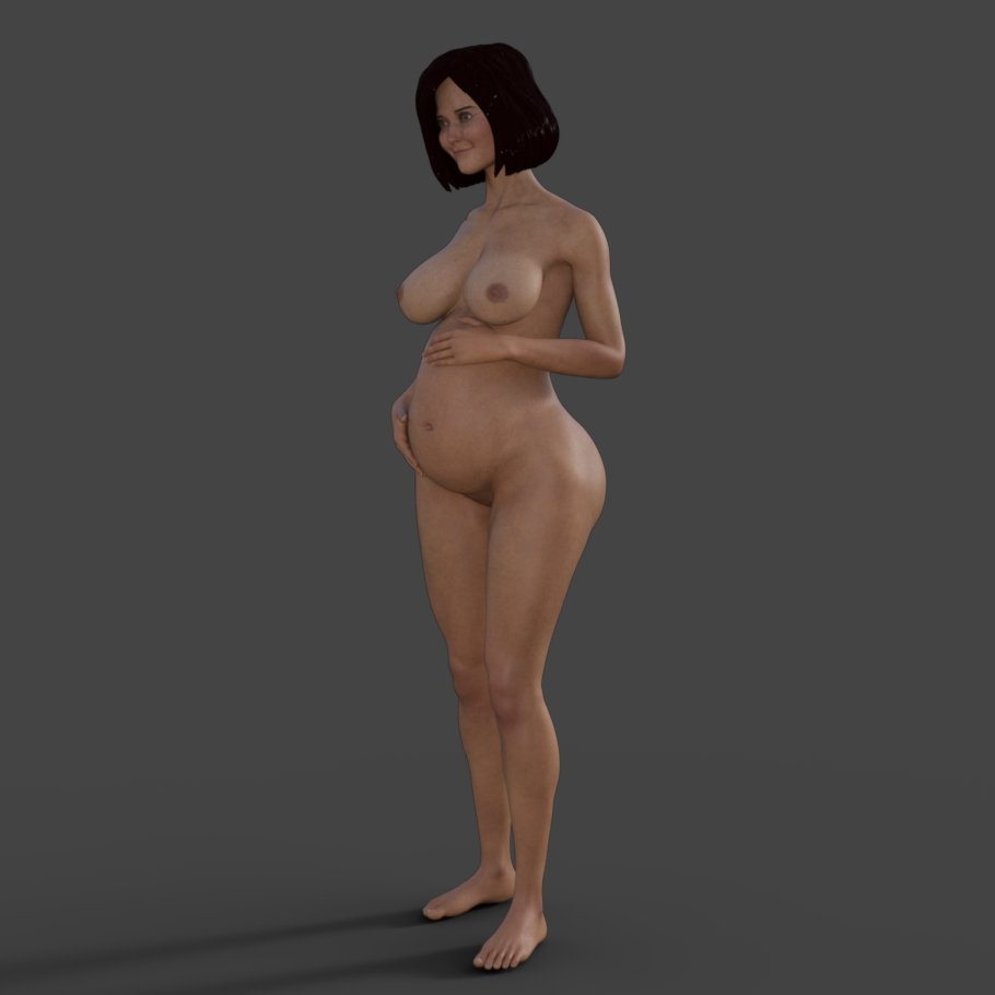Vickey pregnant | NSFW 3D Printed Miniature | Fanart | Unpainted by Mister_lo0l