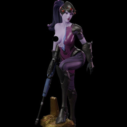 Widowmaker 2 NSFW 3D Printed Fanart DIY Garage Kit , Unpainted Diorama