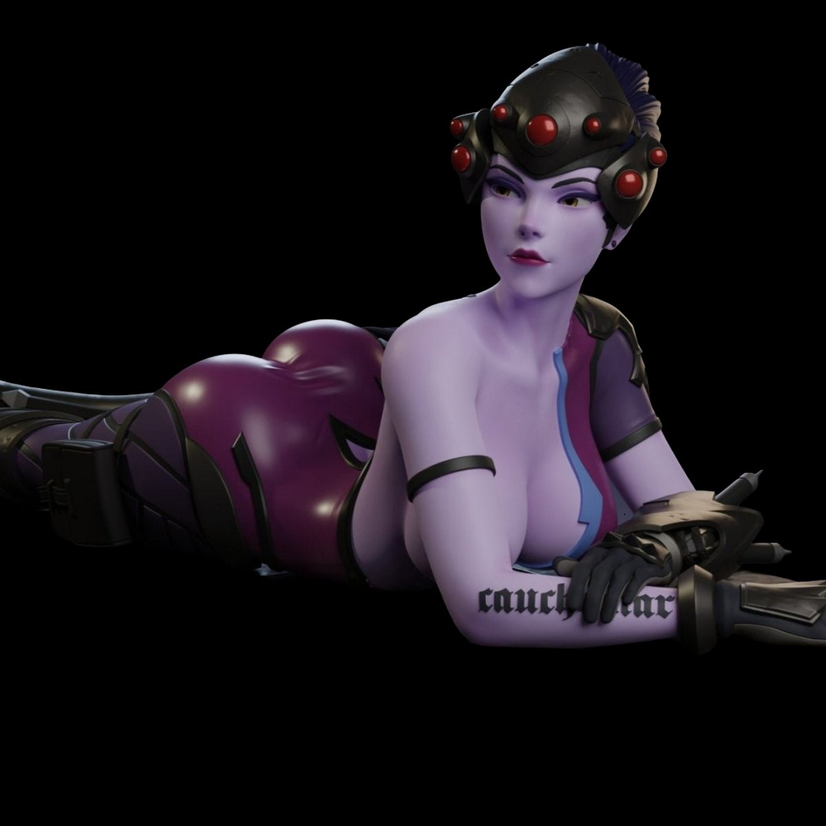 Widowmaker NSFW 3D Printed Fanart DIY Garage Kit , Unpainted Diorama