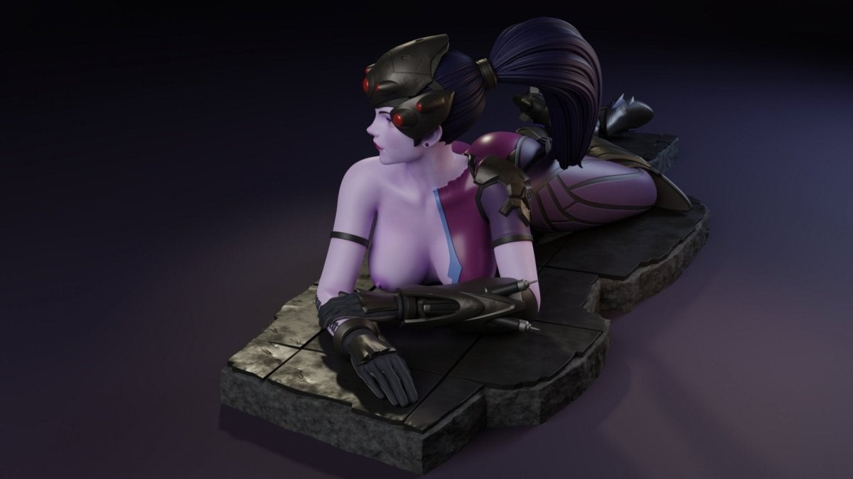 Widowmaker NSFW 3D Printed Fanart DIY Garage Kit , Unpainted Diorama