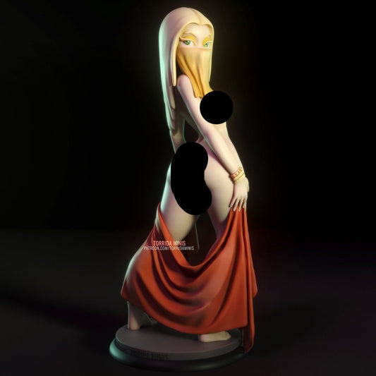Yellow Sorceress Feiticeira NSFW 3D Printed figure Fanart