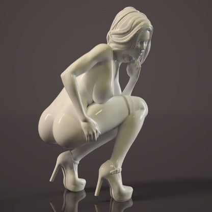 Yvett 4 | 3D Printed | Fanart NSFW Figurine Miniature by Altair3D